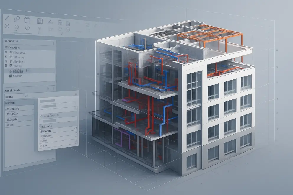 BIM model of a building